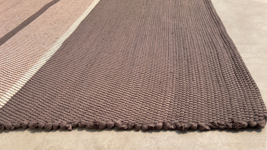 Tapis en fibres recyclées tissé à la main LEONOR - AFKliving