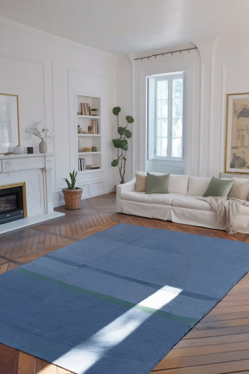 Tapis en fibres recyclées tissé à la main LEONOR - AFKliving