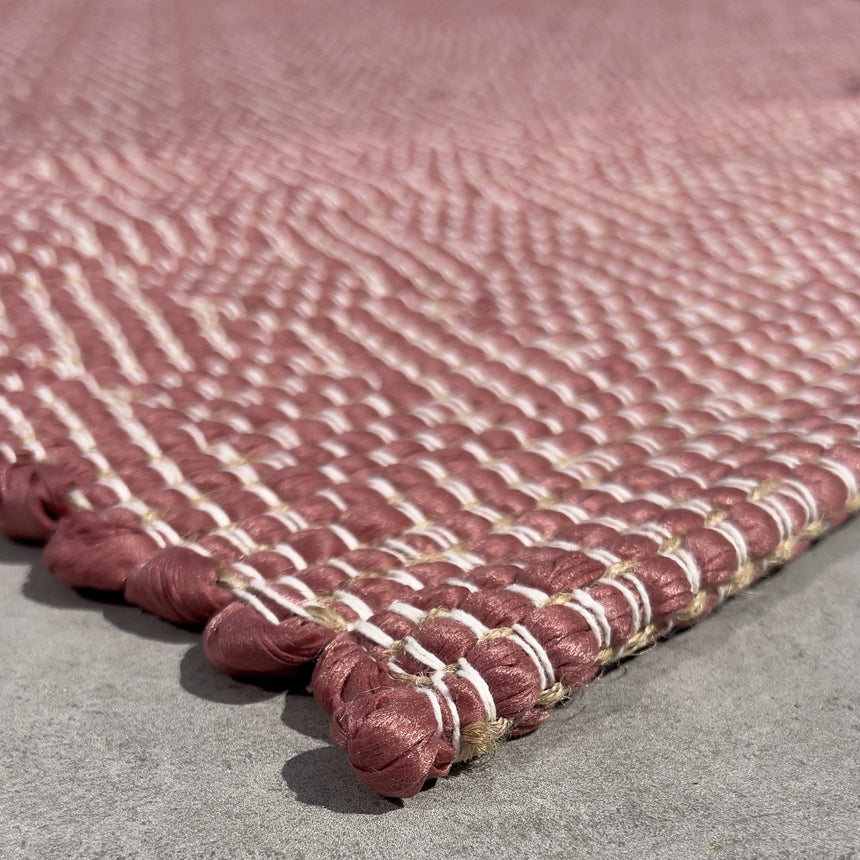 Tapis en fibres recyclées tissé à la main PESSOA - AFKliving
