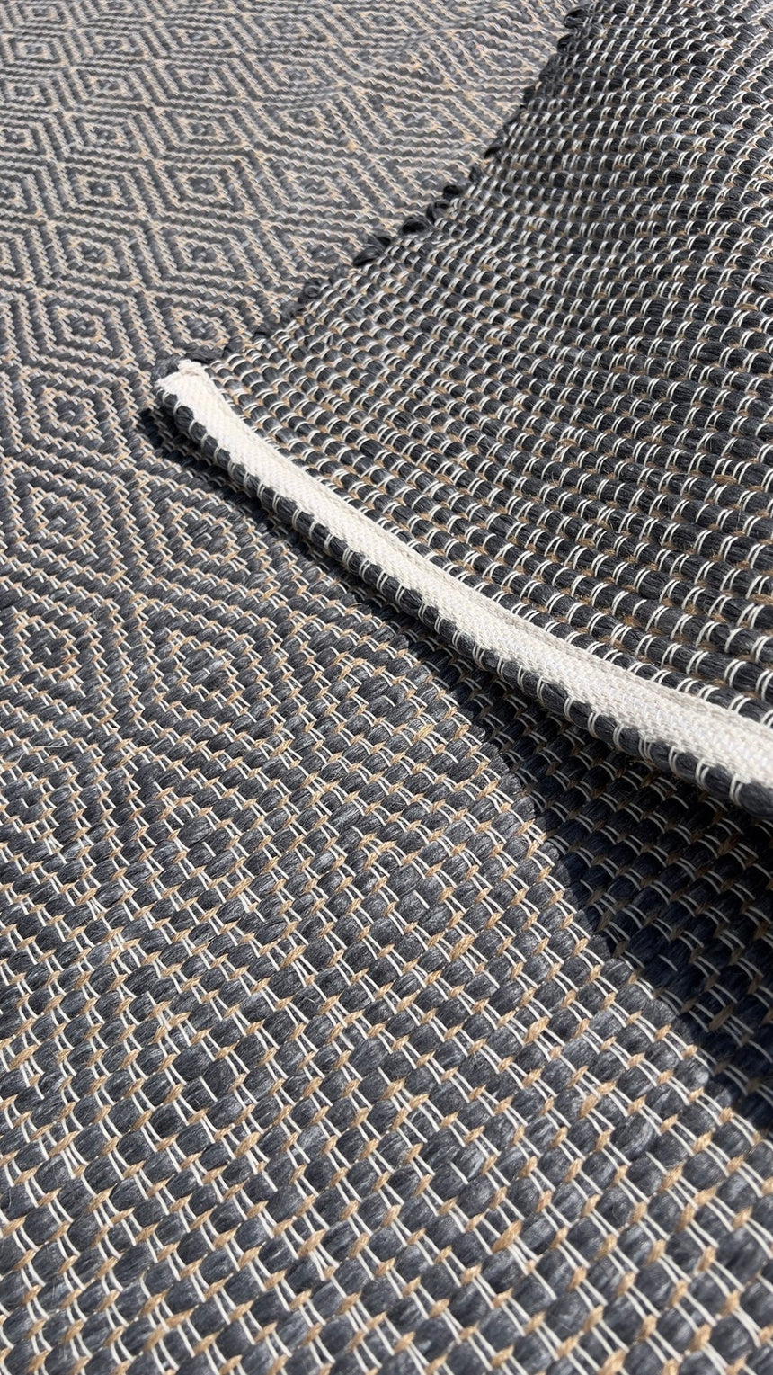 Tapis en fibres recyclées tissé à la main PESSOA - AFKliving