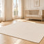 GABIN handmade checked wool and cotton rug