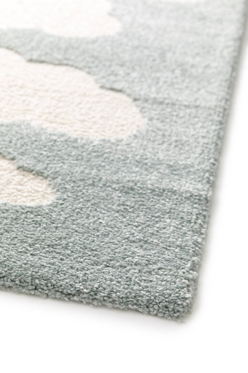 Children's rug with CLOUDS relief effect - AFKliving
