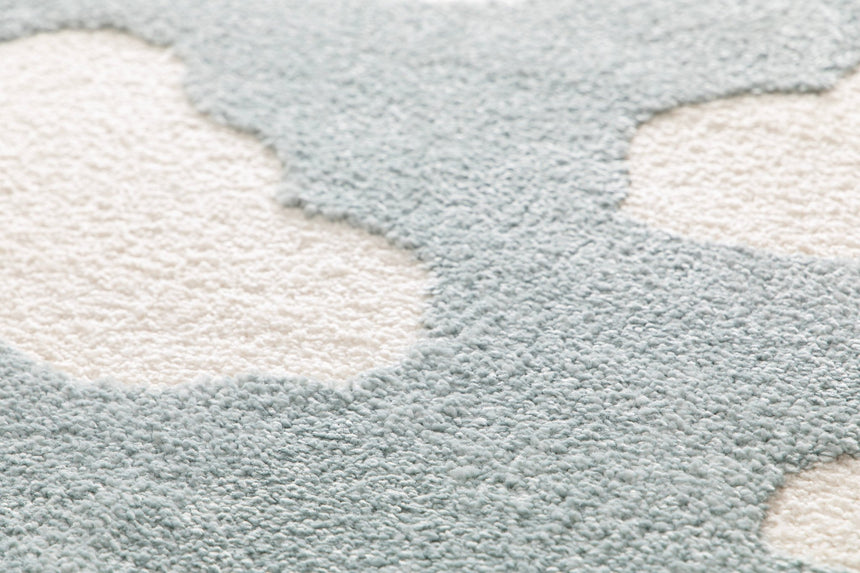 Children's rug with CLOUDS relief effect - AFKliving
