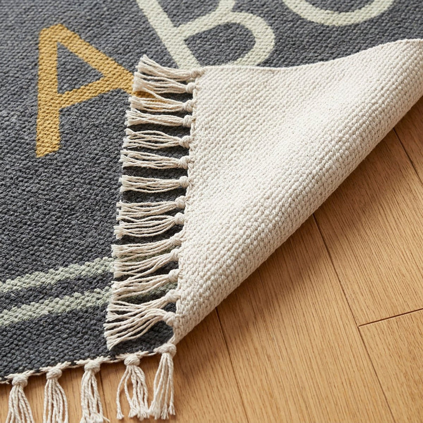 Tapis enfant en coton ALPHABET - AFKliving