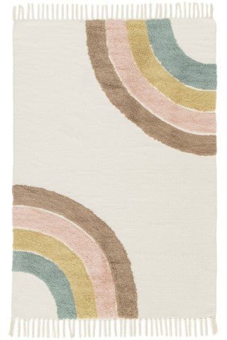 Tapis enfant en coton RAINBOW - AFKliving