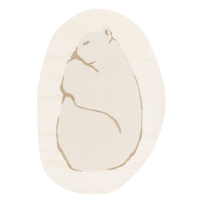 Tapis enfant forme ovale avec effet relief ORSO - AFKliving