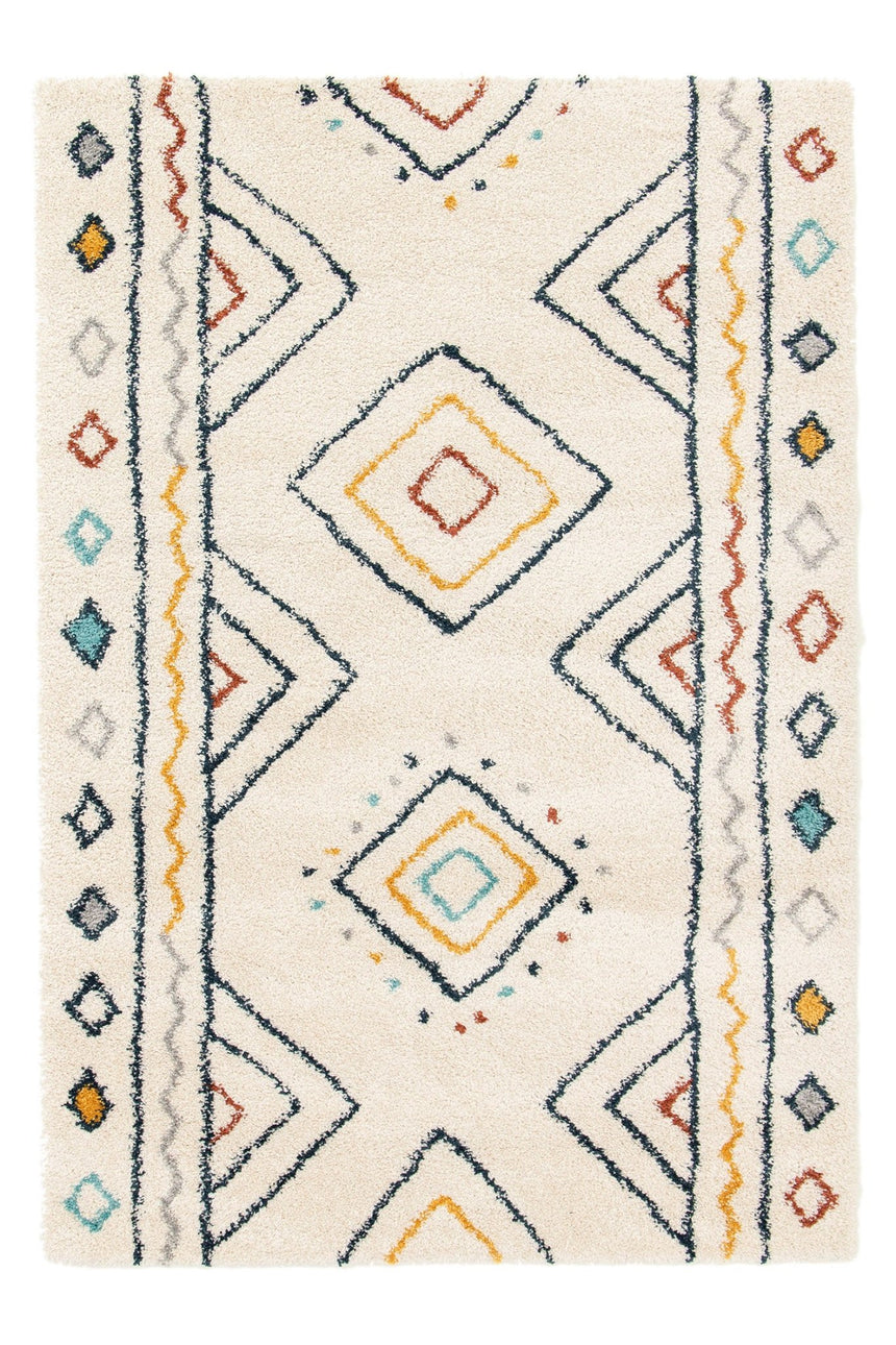 Tapis enfant shaggy doux et volumineux AZTEC - AFKliving