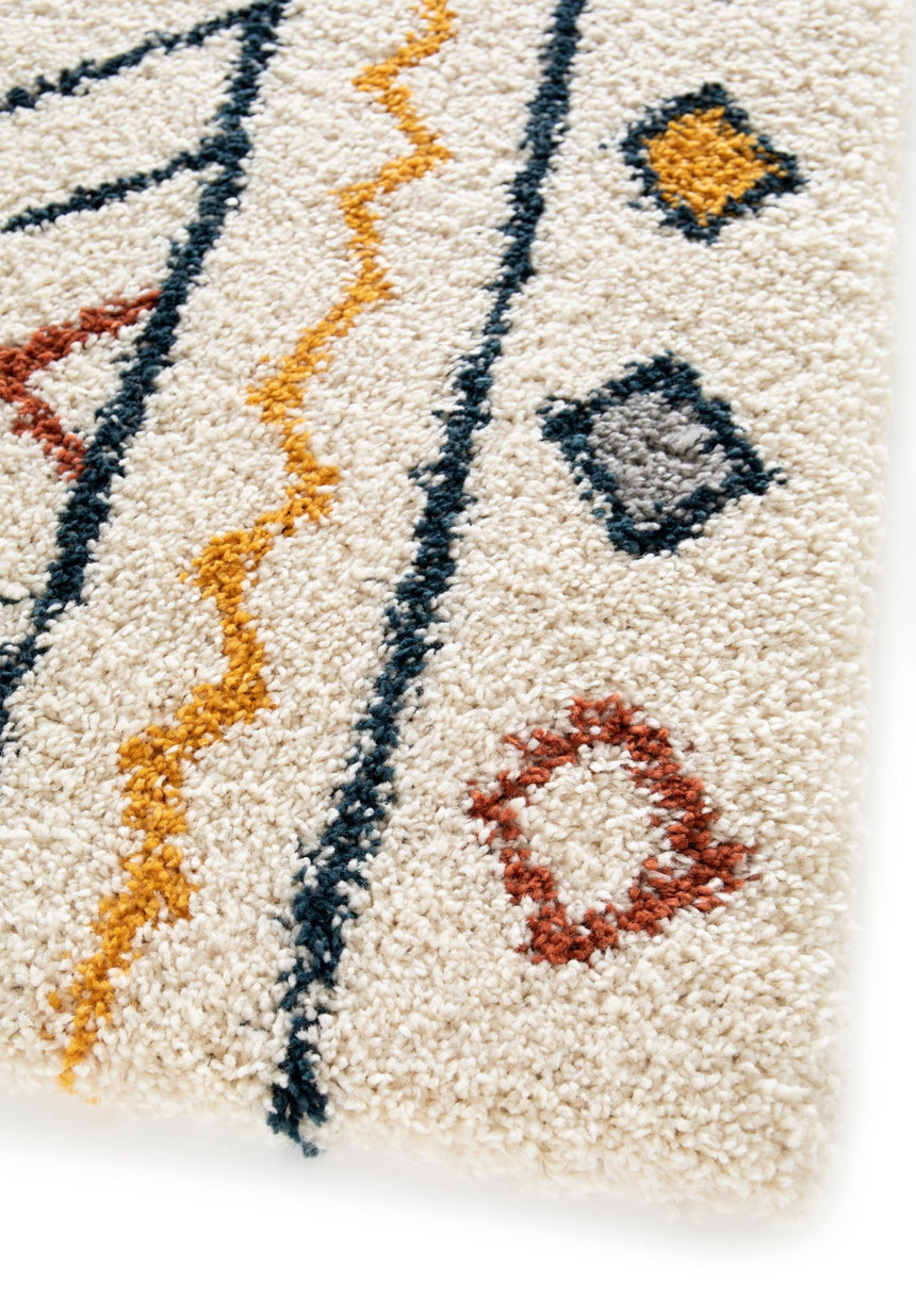 Tapis enfant shaggy doux et volumineux AZTEC - AFKliving