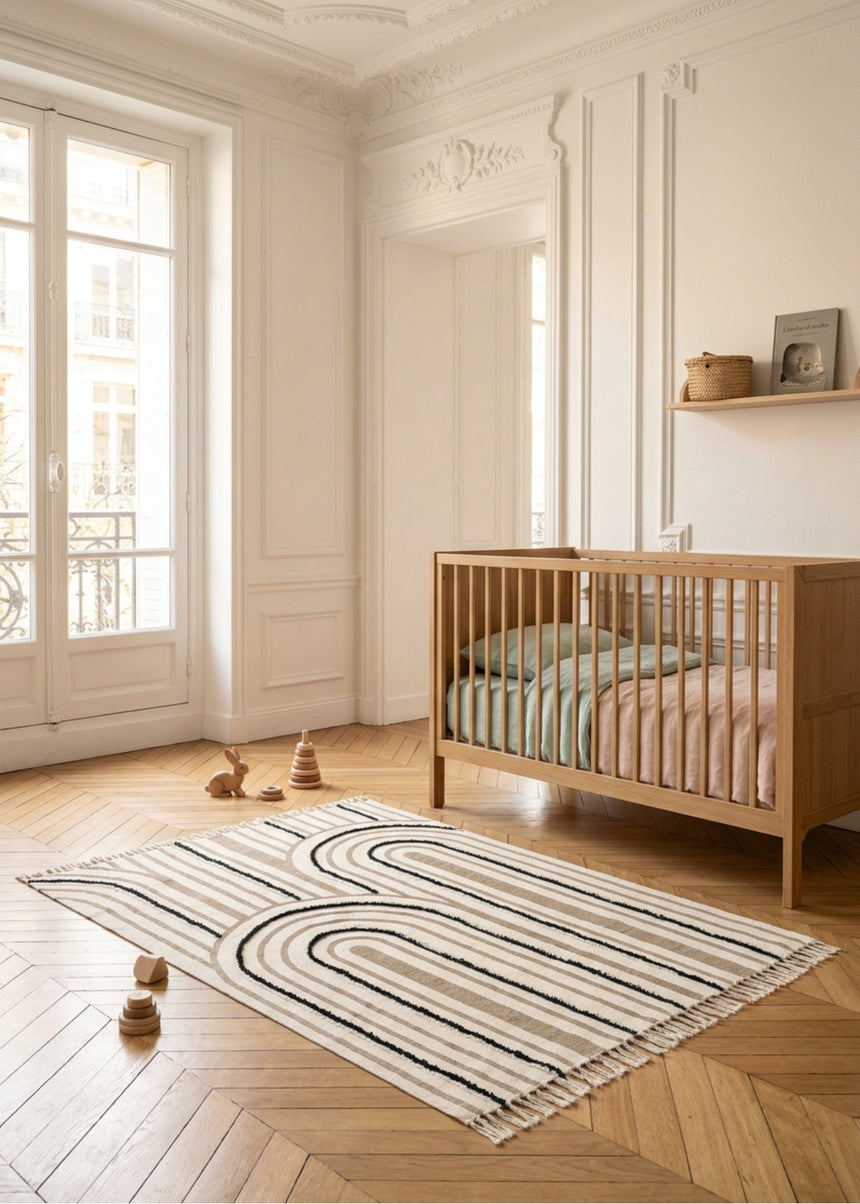 Tapis tufté en coton ALBAN