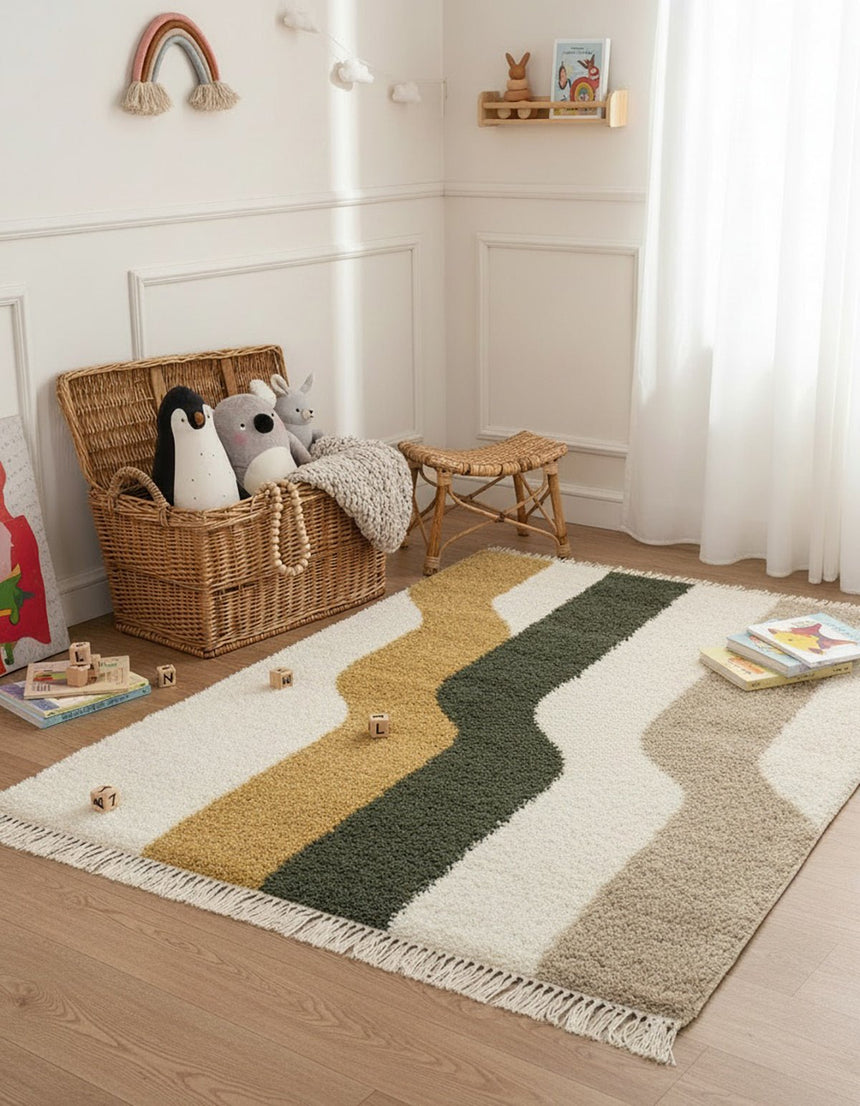 Tapis épais à franges doux et raffiné COLORADO - AFKliving