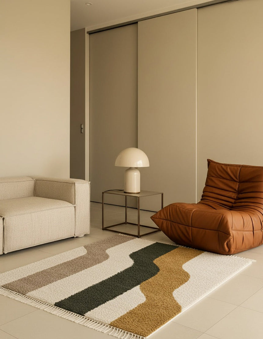 Tapis épais à franges doux et raffiné COLORADO - AFKliving