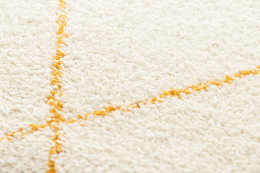Thick, soft and refined fringed rug NILE - AFKliving