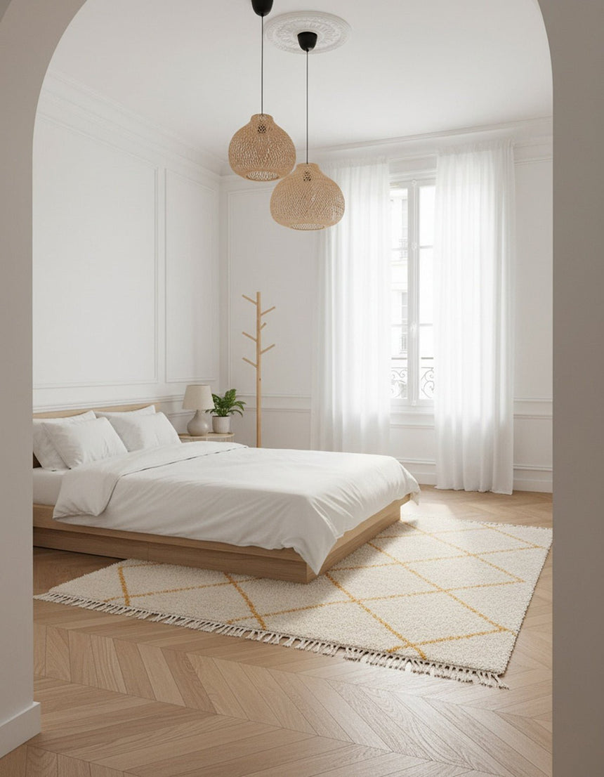 Tapis épais à franges doux et raffiné NILE - AFKliving