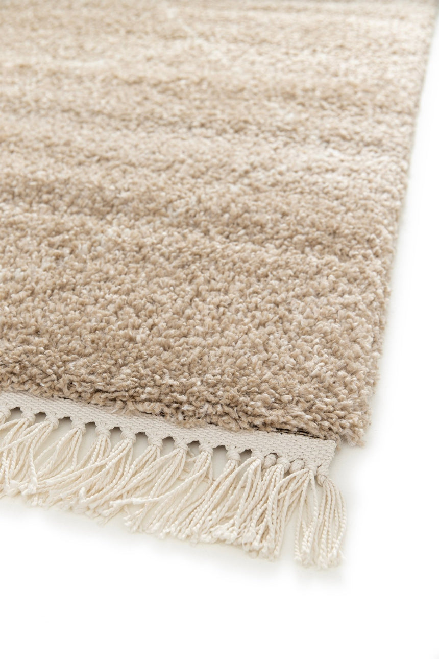 Thick, soft and refined fringed rug NILE - AFKliving