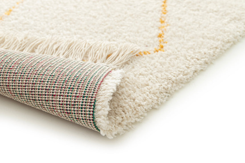 Thick, soft and refined fringed rug NILE - AFKliving