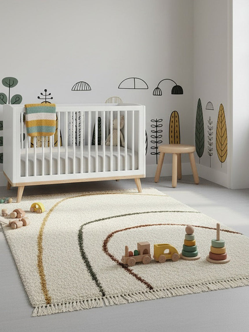 Tapis épais à franges doux et raffiné PATAGONIA - AFKliving