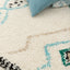 Tapis épais à franges style ethnique GLYPH - AFKliving