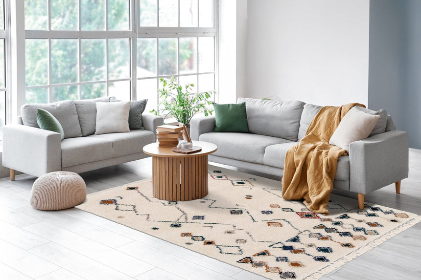 Tapis épais doux et design style ethnique MOGADOR - AFKliving