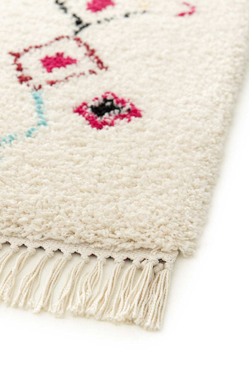 Tapis ethnique à franges inspiration bédouine MOGADOR - AFKliving