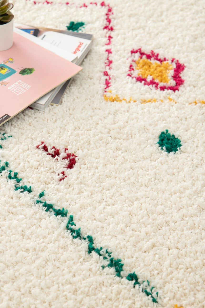 Tapis ethnique à franges inspiration bédouine MOGADOR - AFKliving