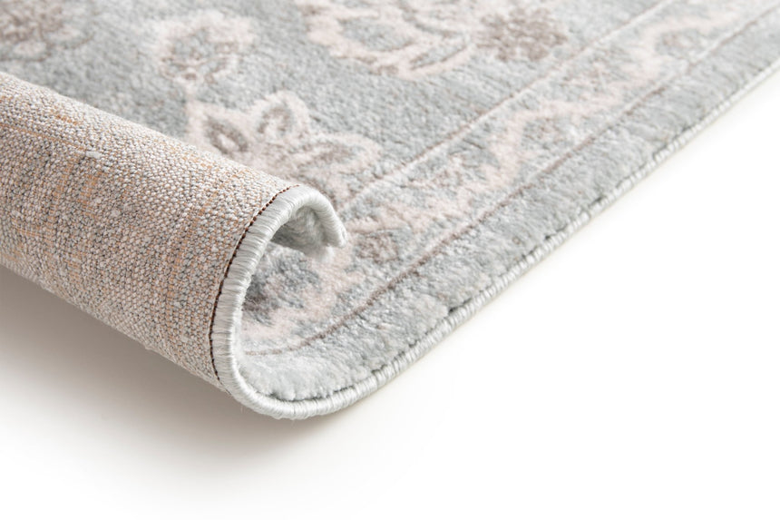 Tapis floral à poils ras très dense et doux CHAMBORD - AFKliving