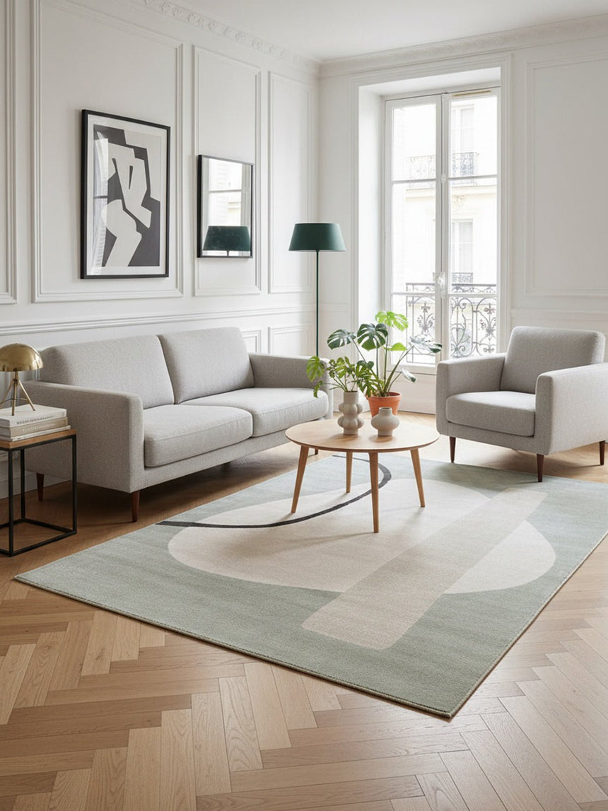 Tapis géométrique doux et confortable BILBAO - AFKliving