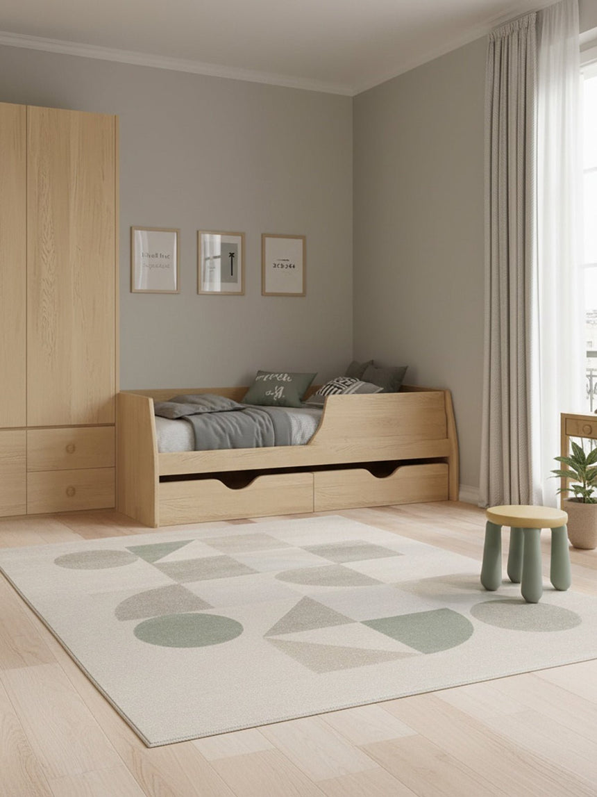 Soft and comfortable geometric rug MODUL - AFKliving