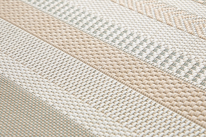 SOLEA striped indoor outdoor rug - AFKliving