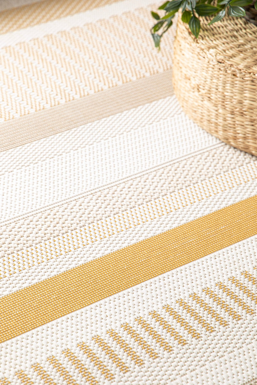 Tapis intérieur extérieur à rayures SOLEA - AFKliving