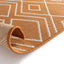 Tapis intérieur extérieur en fibres recyclées Luke Orange - AFKliving