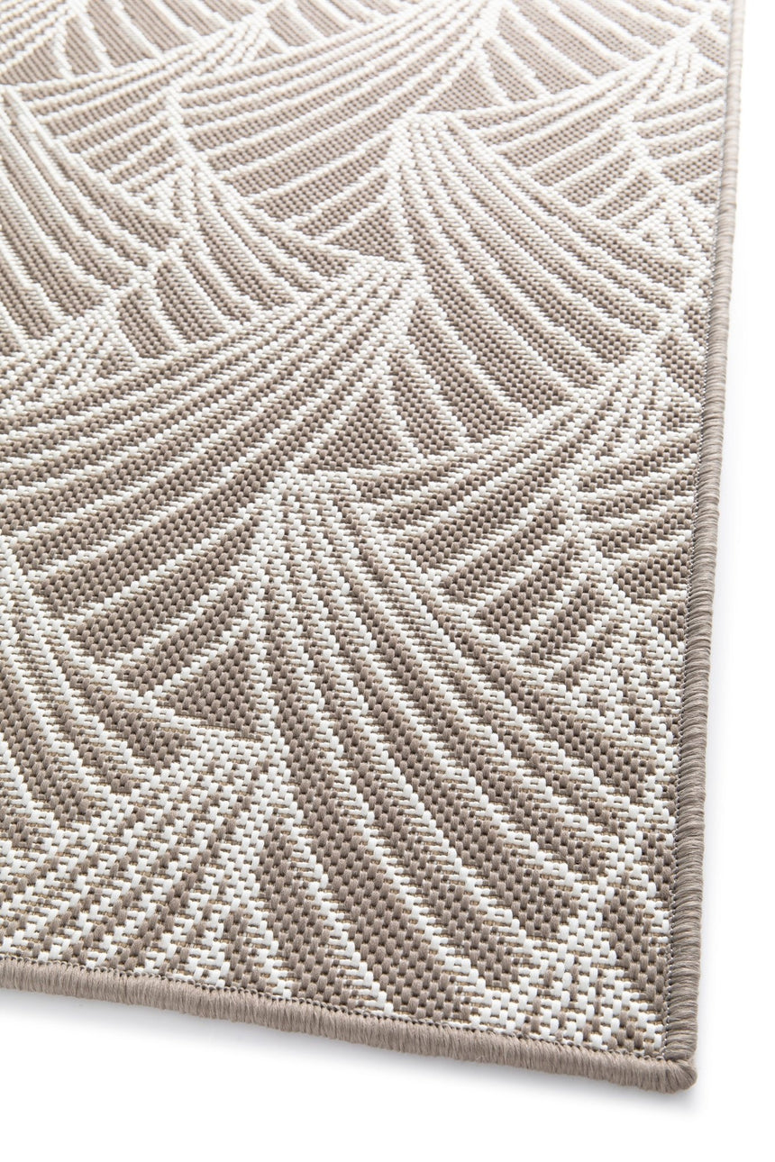 Tapis intérieur extérieur en fibres recyclées Scarlett Beige - AFKliving