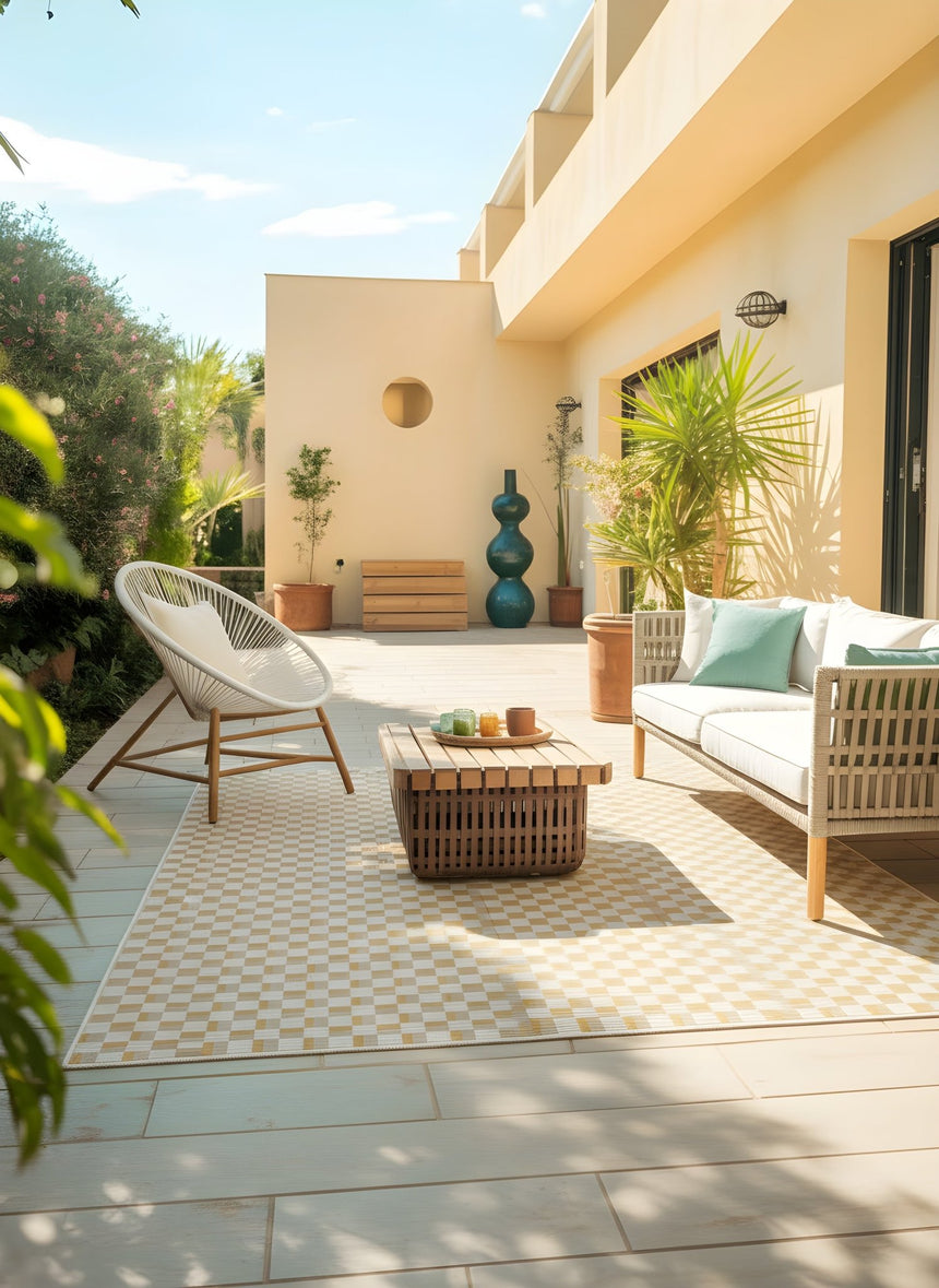 Tapis intérieur extérieur graphique et coloré MEMPHIS - AFKliving