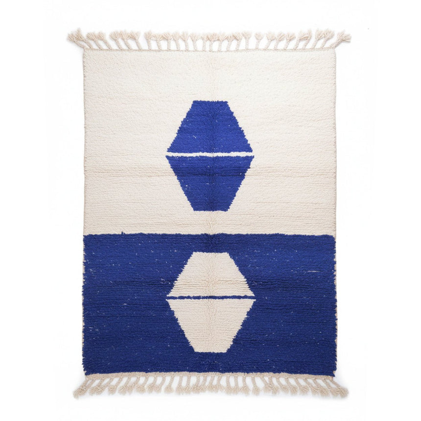 Tapis moderne en laine marocain 220 x 279 cm - AFKliving