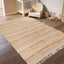 Tapis rayé fait main en laine et jute RAJ - AFKliving