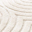 Round designer rug with relief effect GROOVE - AFKliving