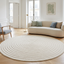 Tapis rond design avec effet sculpté CLEO