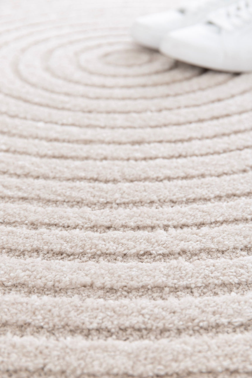 Tapis rond design avec effet relief CLEO - AFKliving