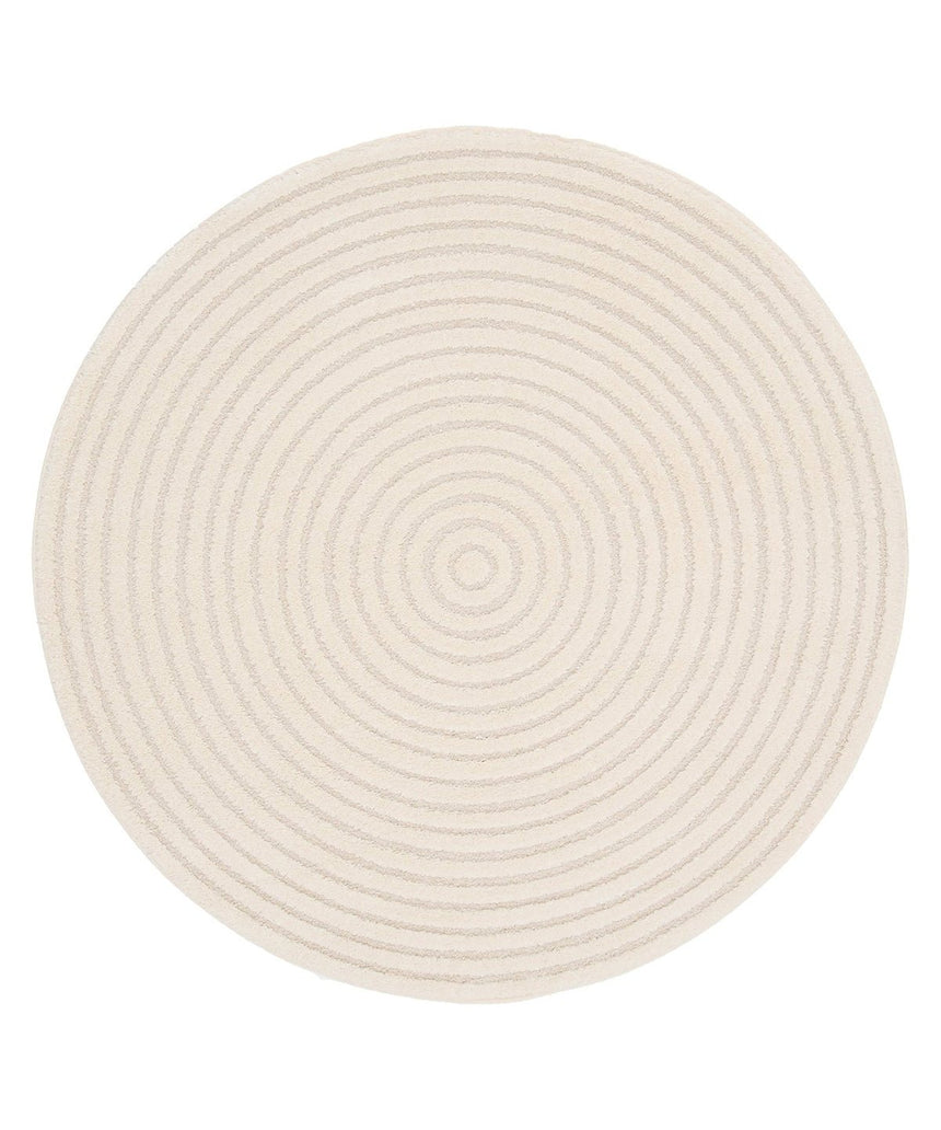 Tapis rond design avec effet relief CLEO - AFKliving