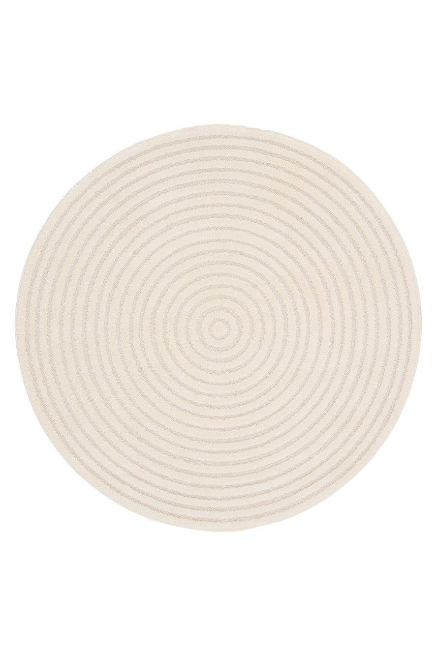 Tapis rond design avec effet relief CLEO - AFKliving