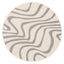 Tapis rond design avec effet relief NAYA - AFKliving