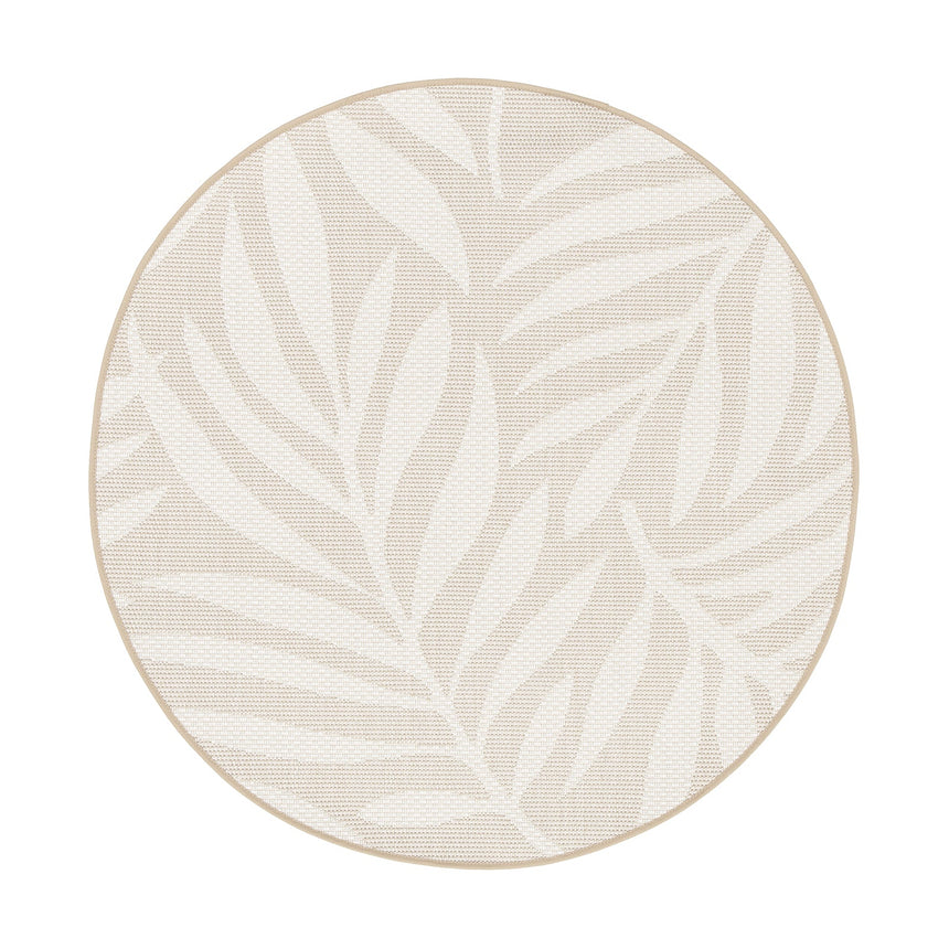 Tapis rond intérieur extérieur en polyester recyclé HAVANA - AFKliving