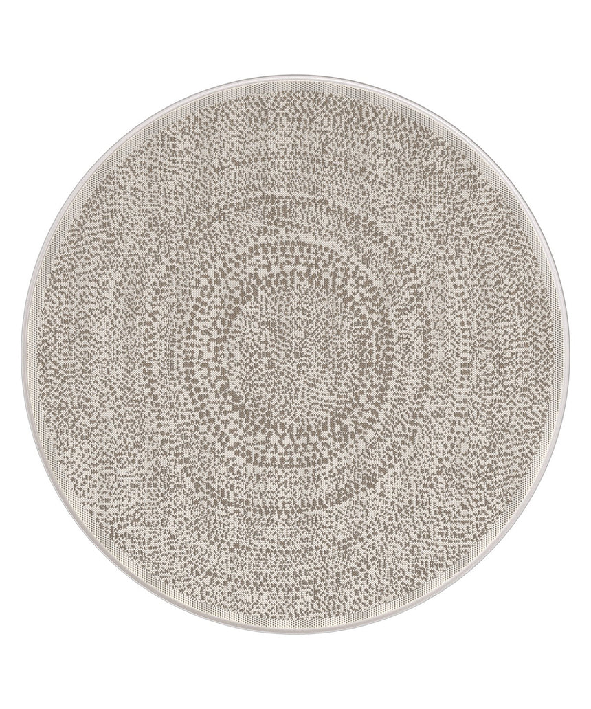 TRIBAL ethnic style indoor outdoor round rug