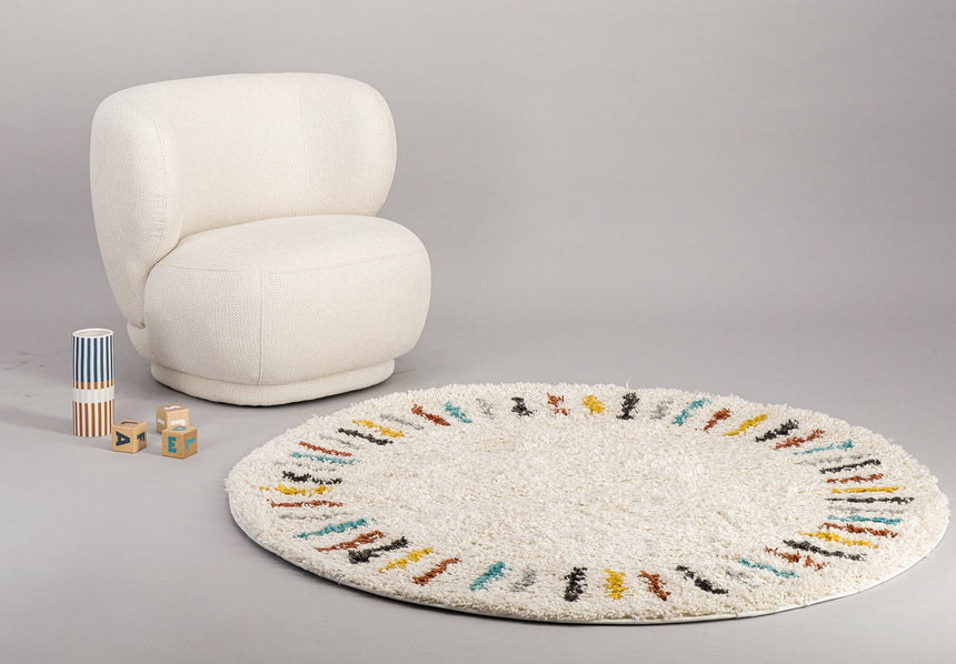 Tapis rond tout doux enfant ARPEGE - AFKliving