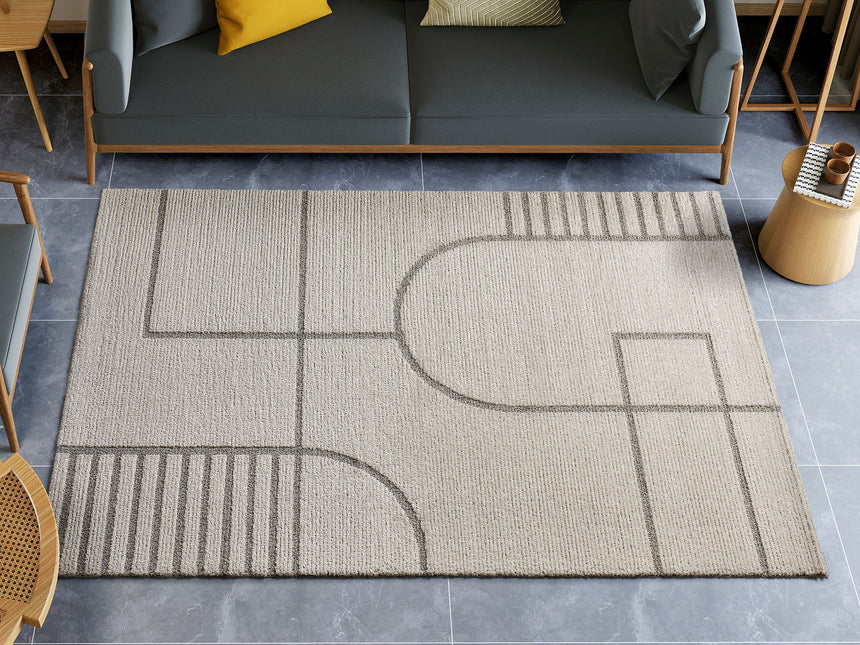 Tapis sculpté de style contemporain GRAPHIS - AFKliving