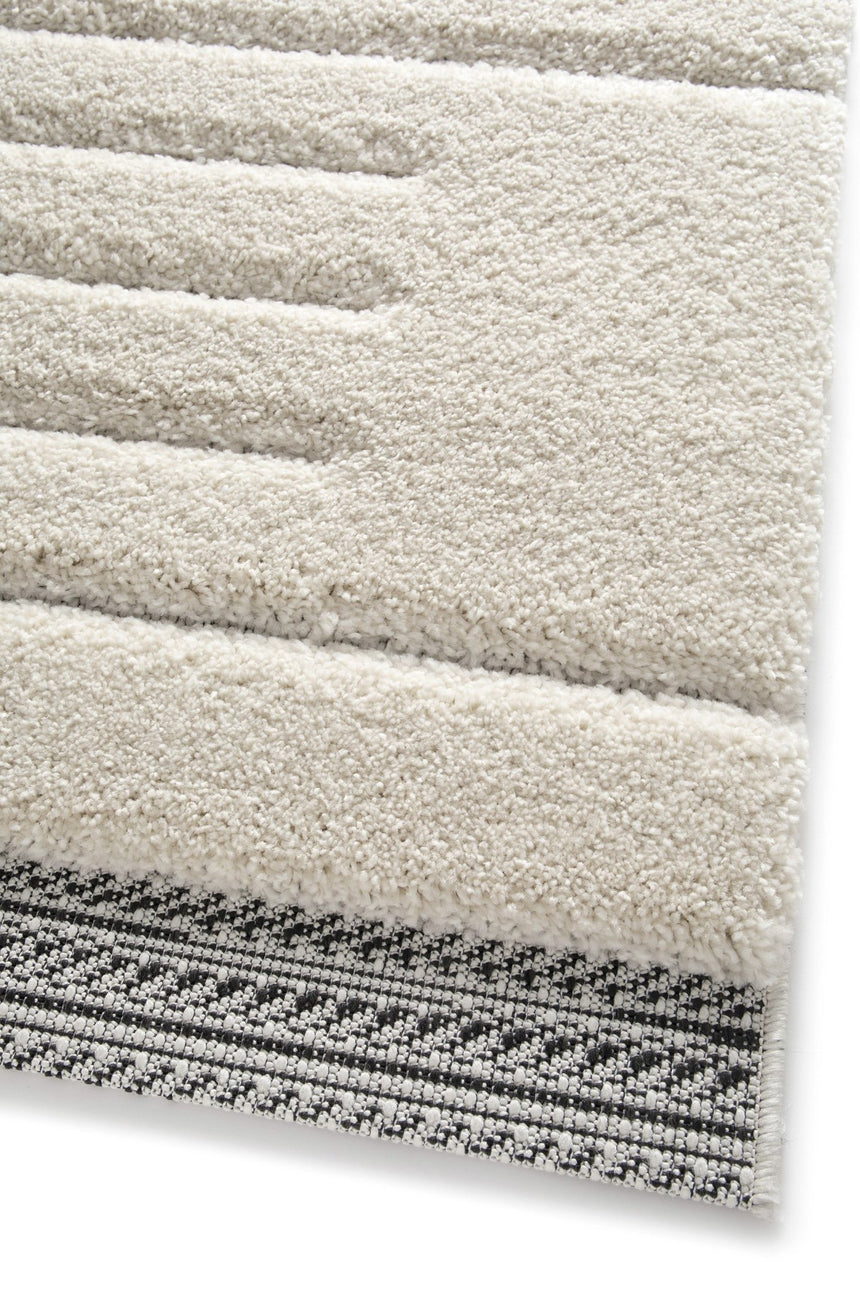 Tapis sculpté très doux de style ethnique ALIGNE - AFKliving