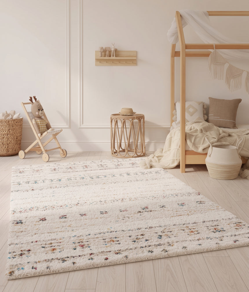 BLOOM soft and voluminous ethnic shaggy rug