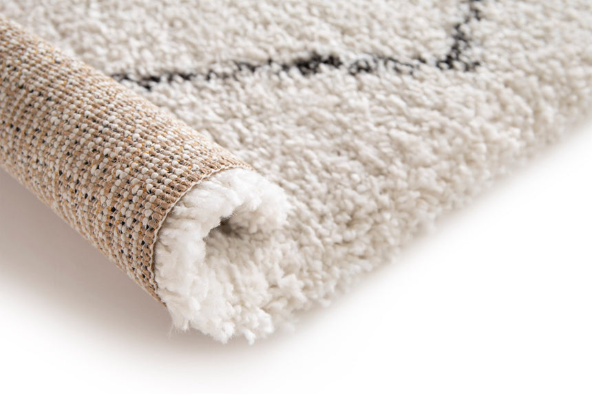 Tapis shaggy de style berbère doux et volumineux NOMAD - AFKliving