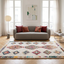 Tapis intérieur doux à motifs ethniques contemporains SIROCCO