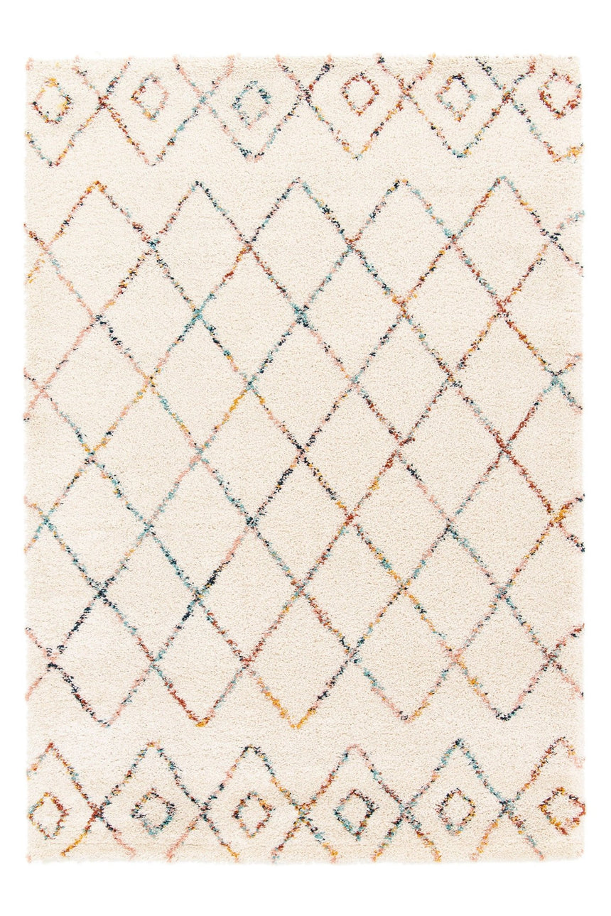 Tapis shaggy design doux et volumineux HARLEQUIN - AFKliving