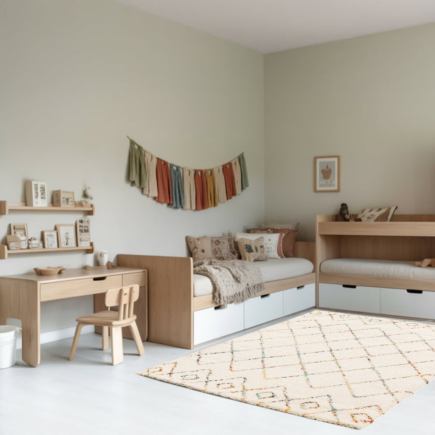 Tapis shaggy design doux et volumineux HARLEQUIN - AFKliving